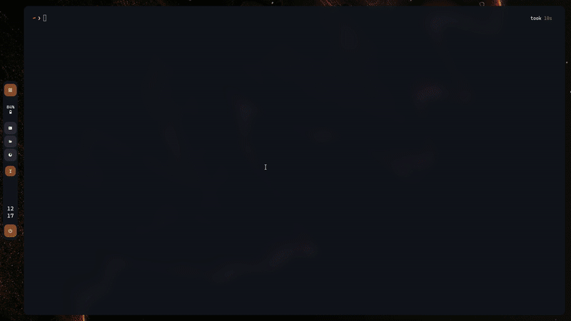 Gtheme switching desktop themes live in a terminal